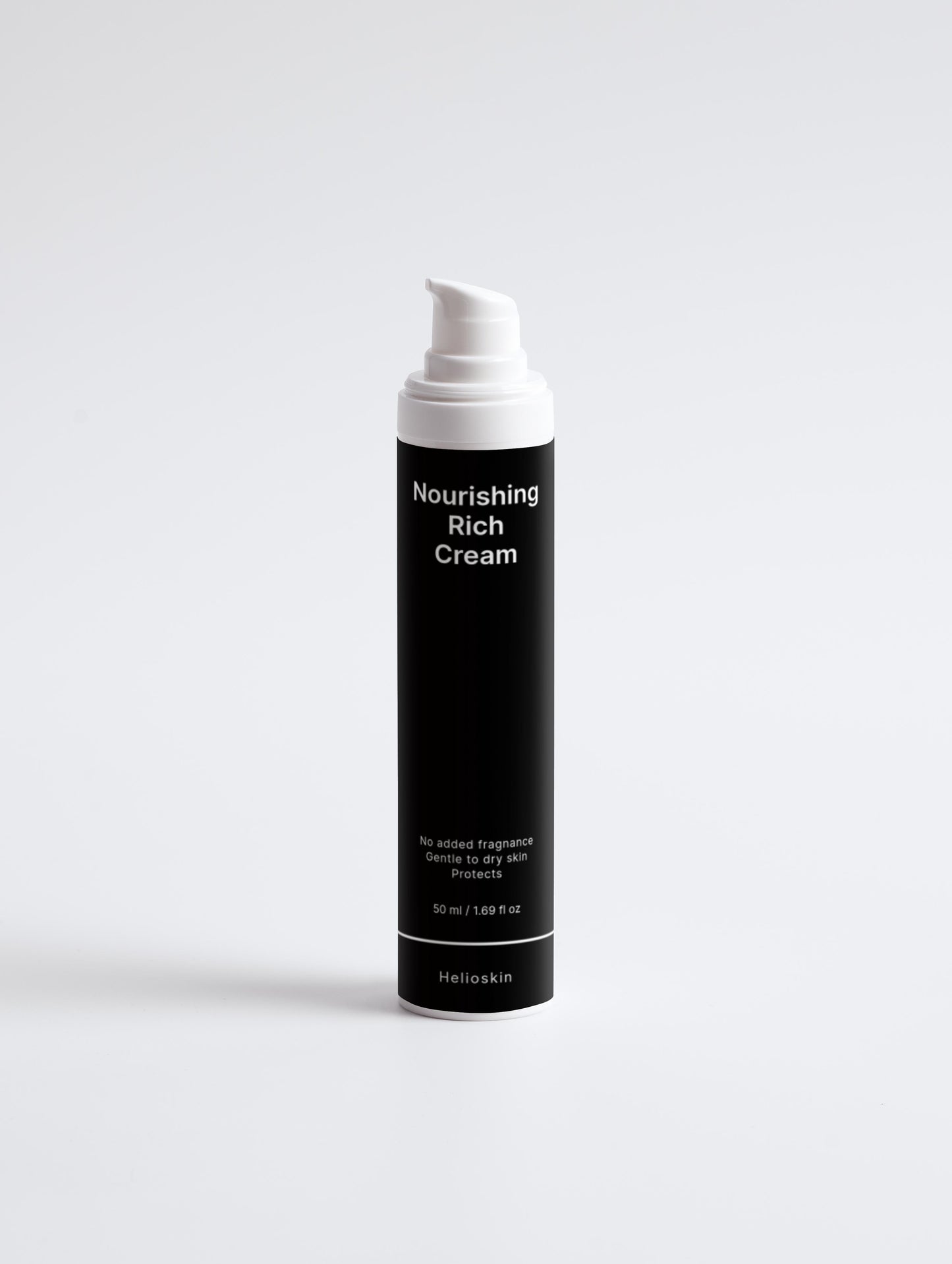 Black tube of Nourishing Rich Cream on a white background
